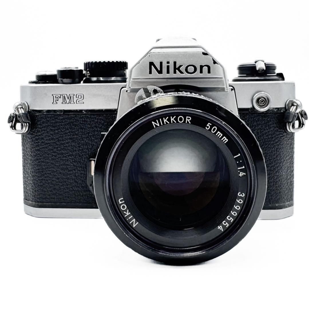 ABランク Nikon New FM2 50mm 標準レンズセット 1ヶ月保証付