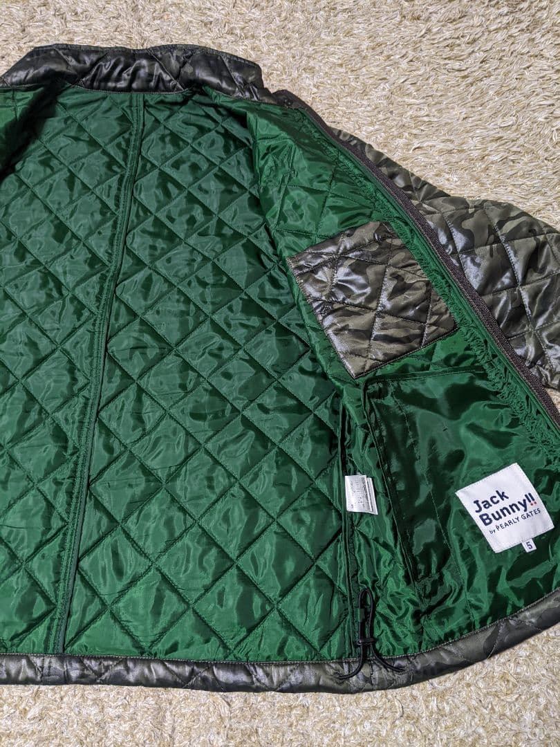 Jack Bunny!! カモフラージュ キルティングジャケット サイズ5