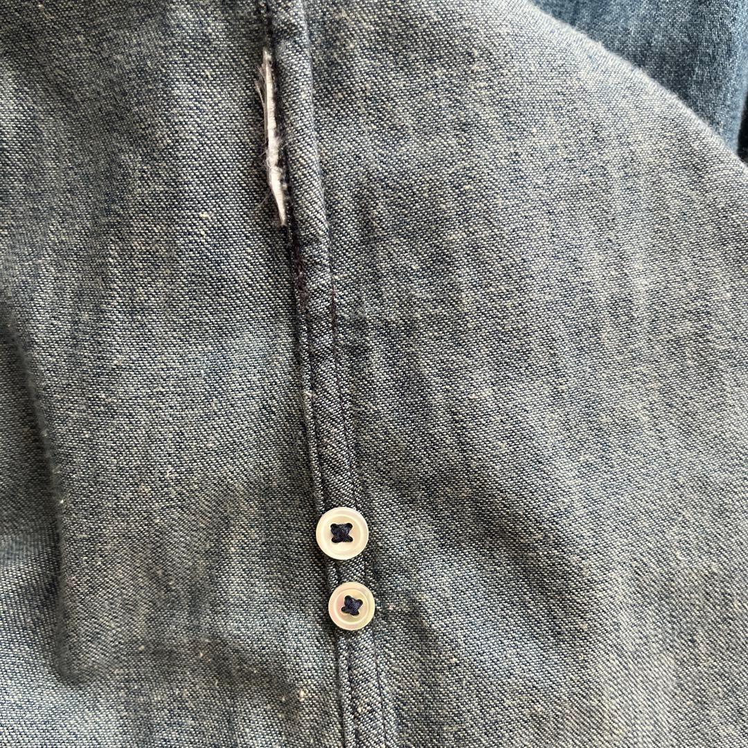 ポロラルフローレン　デニムタイネックシャツ