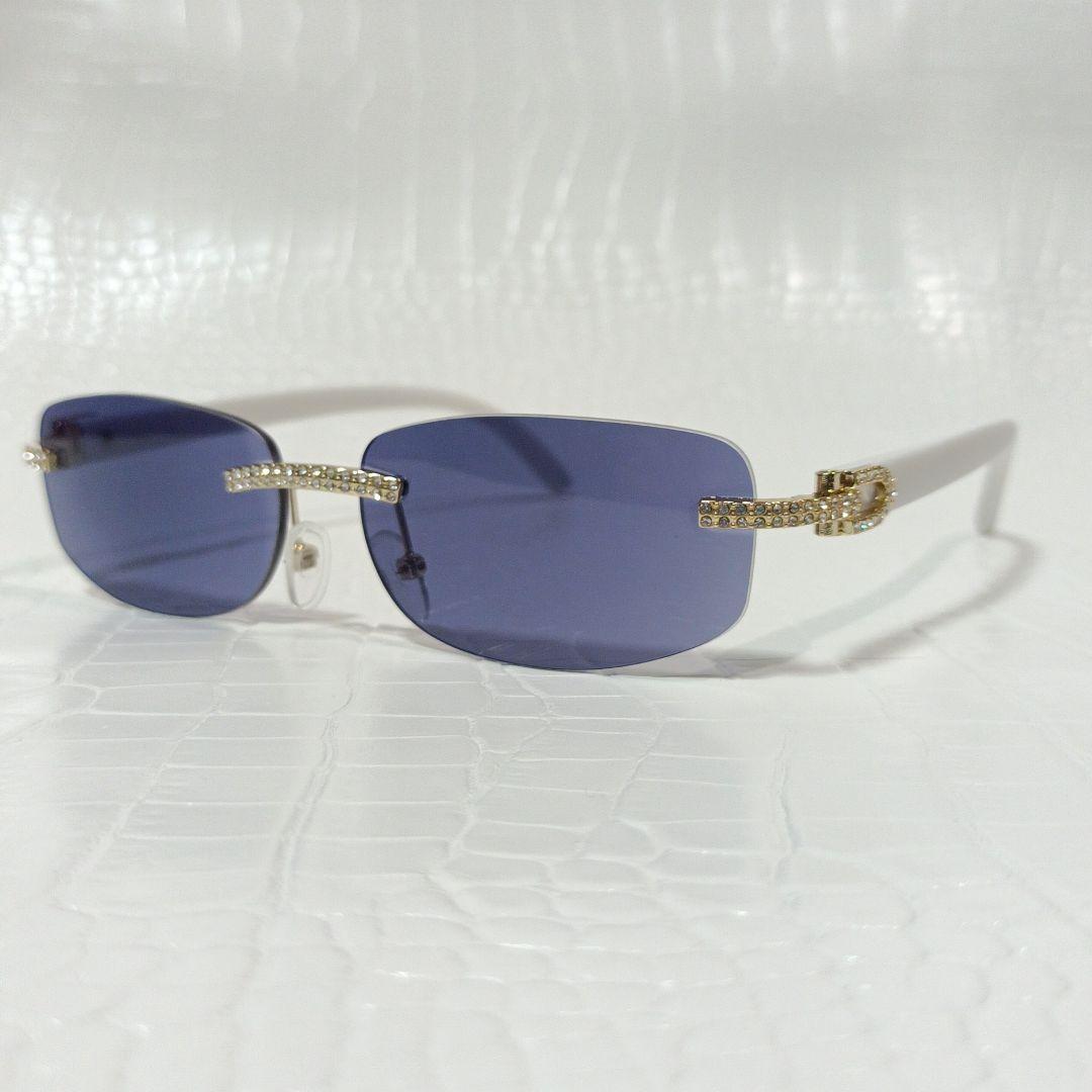 リムレス■サングラス■Y2K■調光レンズ■クリア↔グレー■未使用品■⑳