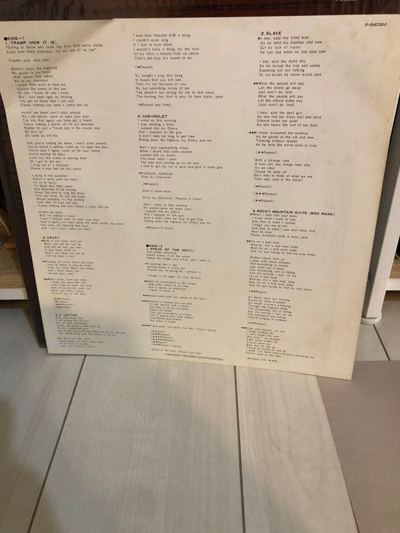 Stray Dog /Greg Lakeプロデュース　LPレコード