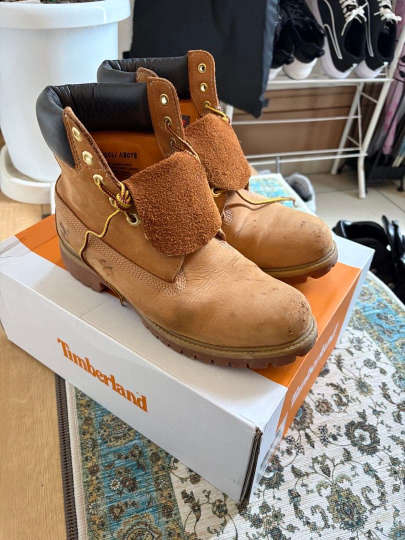 【良個体】Timberland イエローブーツ プレミアム y2k ストリート
