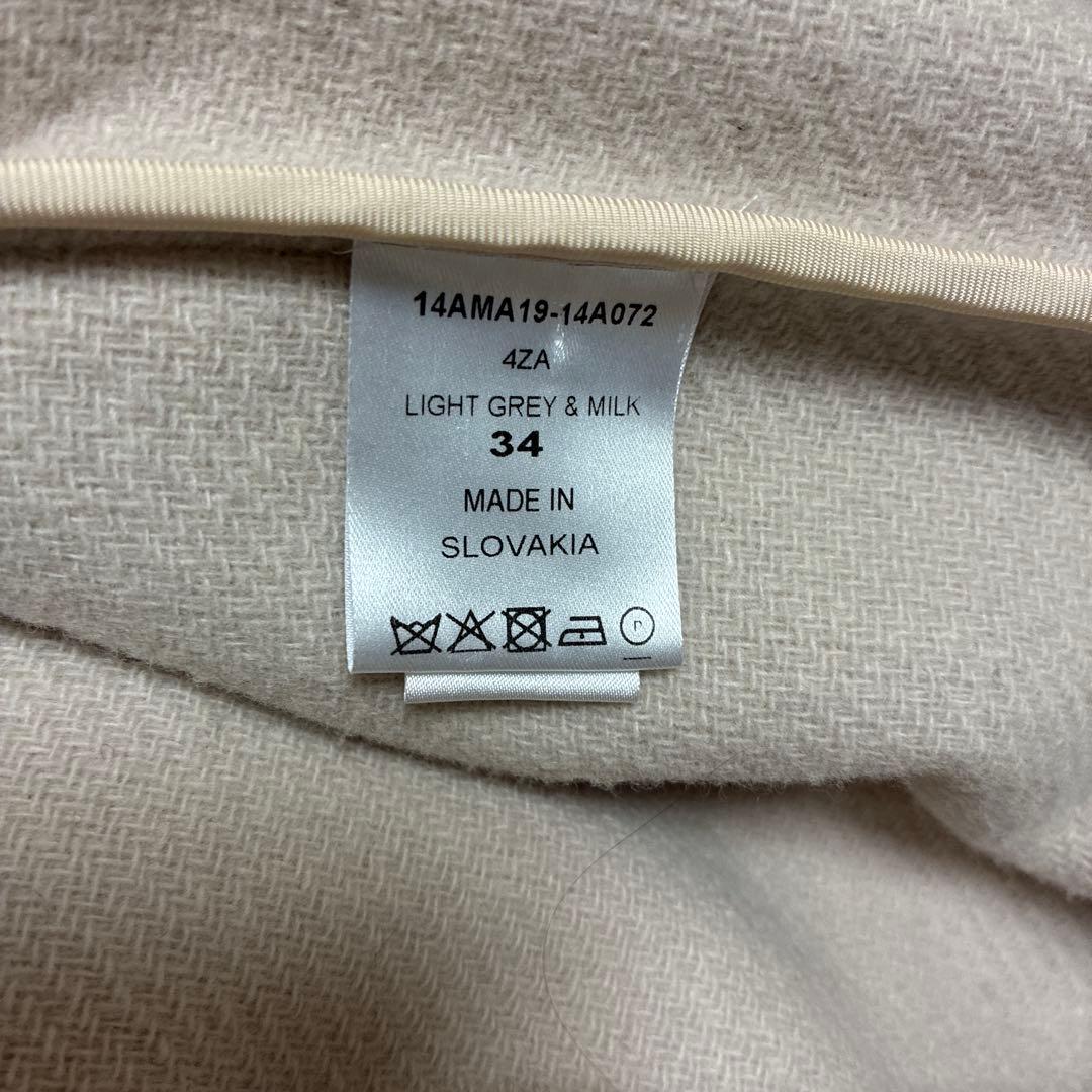 お値下げ　クロエChloé パイピングロングコート ジップアップアウター