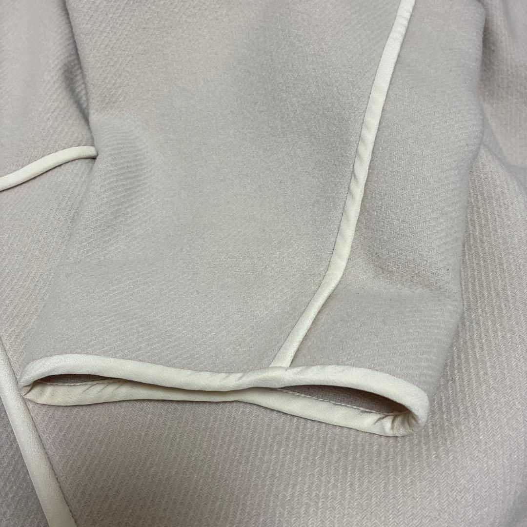 お値下げ　クロエChloé パイピングロングコート ジップアップアウター