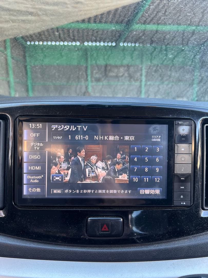 ダイハツ純正ナビゲーションシステム NSZN-W65D 配線付き