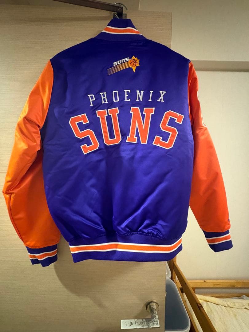 【⚠️お値下げ可】サンズ NBA サテン ジャケット ミッチェル & ネス製