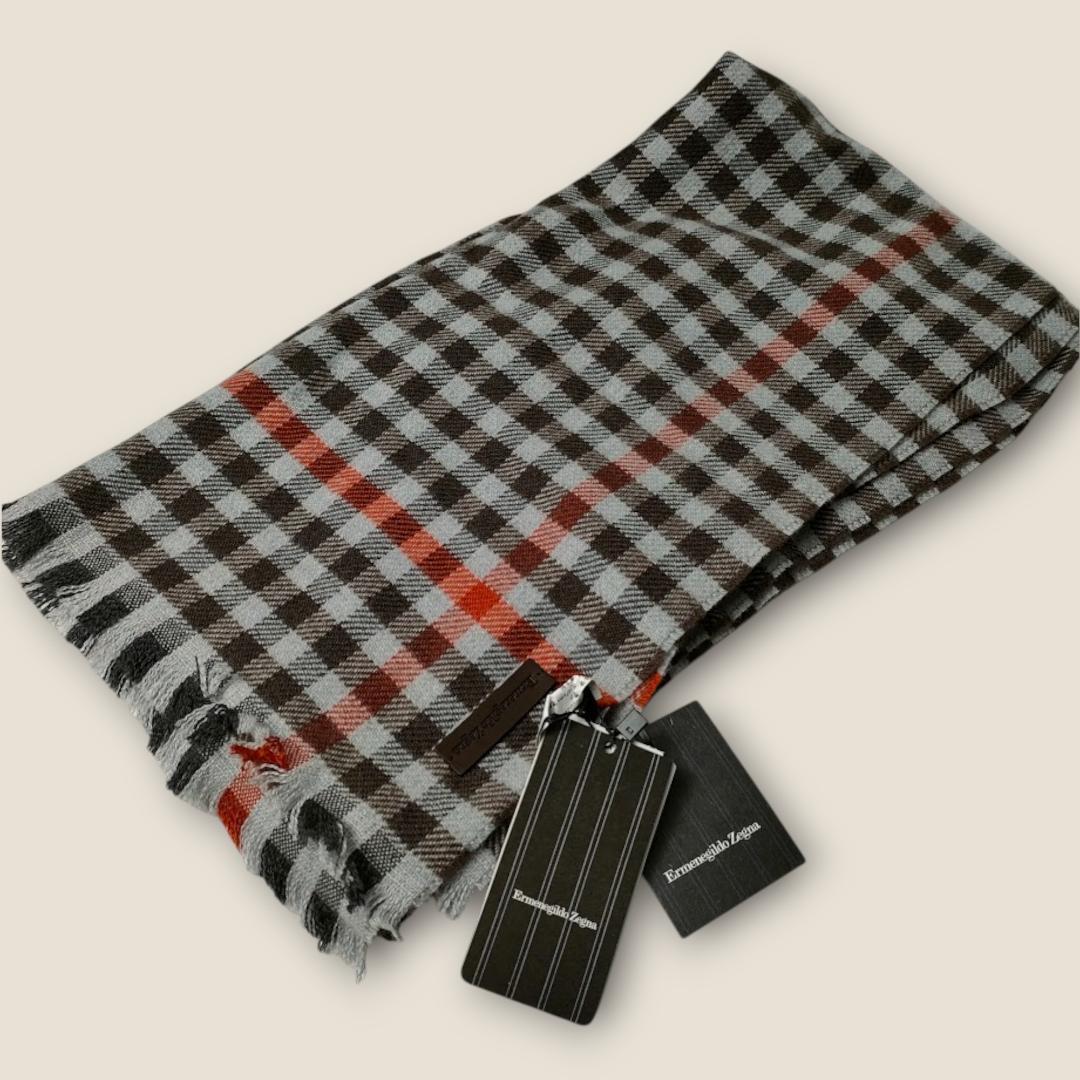 新品未使用 Ermenegildo Zegna ゼニア 大判ストール マフラー