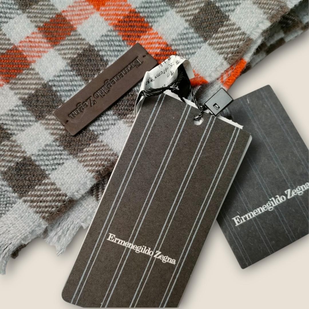 新品未使用 Ermenegildo Zegna ゼニア 大判ストール マフラー