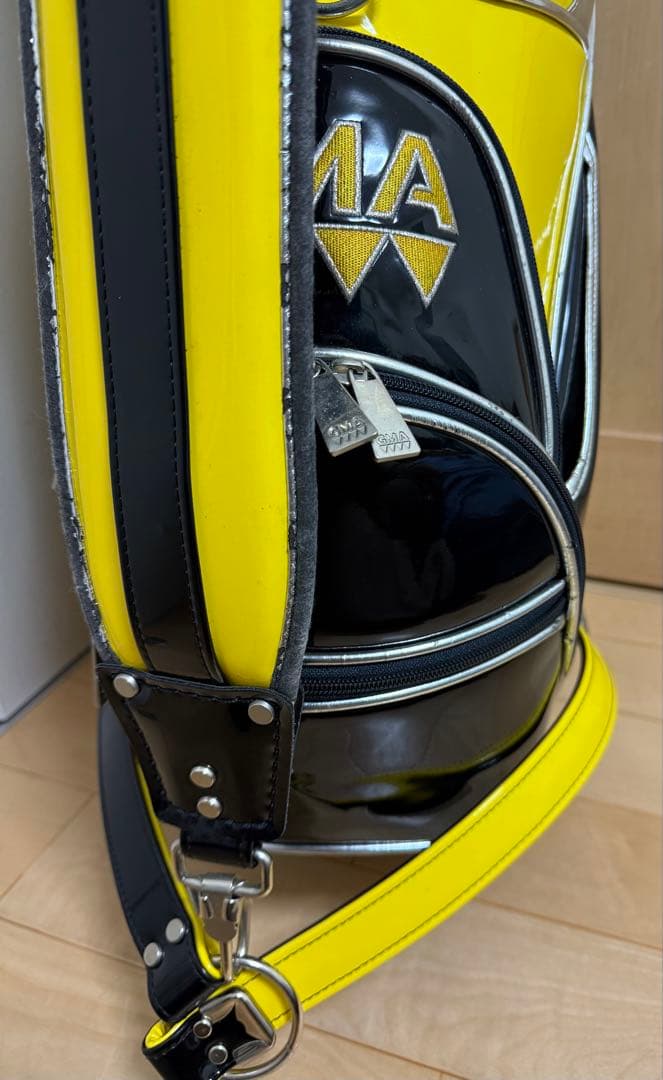 限定★GMA★キャディバッグ★ゴルフ★エナメル★ゴルフバッグ★尾崎将司★ジャンボ