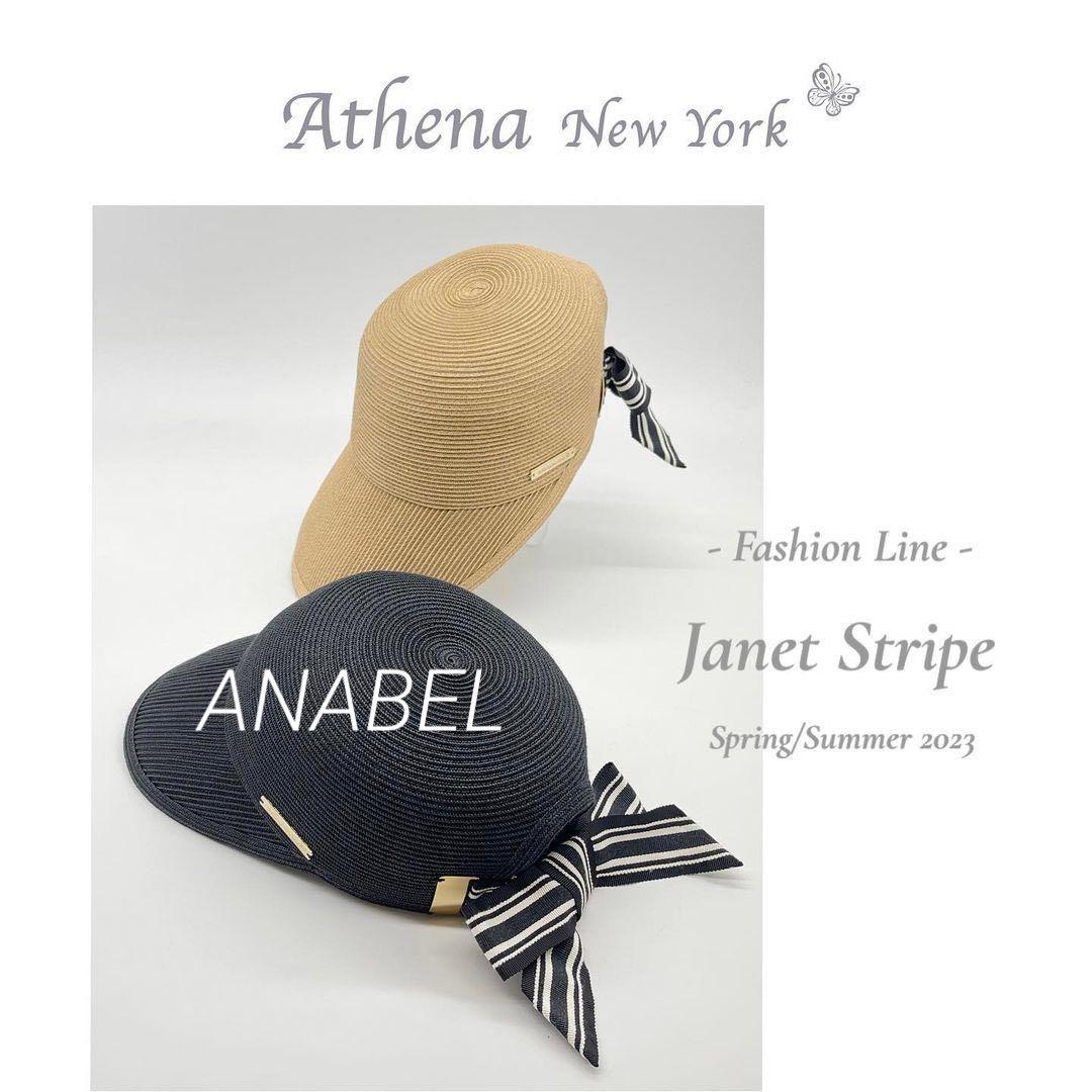 アシーナ ニューヨーク JANET ジャネットストライプ キャップ