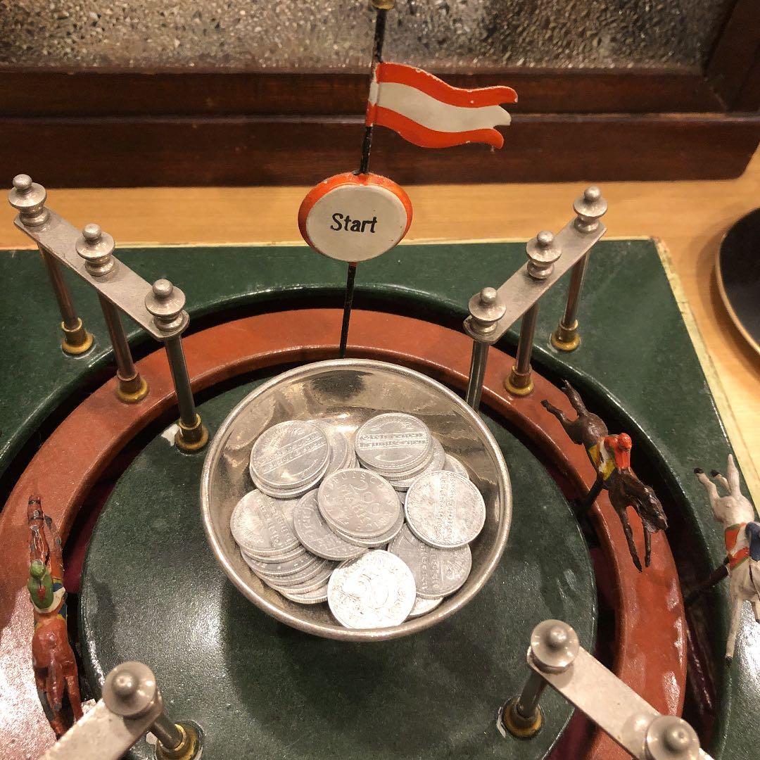 T・I　アンティーク　ドイツ製　卓上競馬ゲーム機