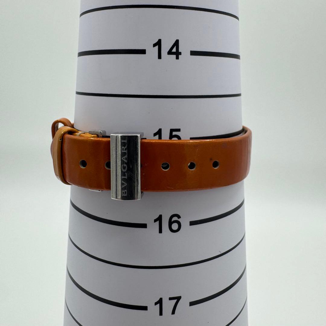 稼働/新品電池交換済み　ブルガリ　ビーゼロワン　腕時計　シェル文字盤　純正ベルト