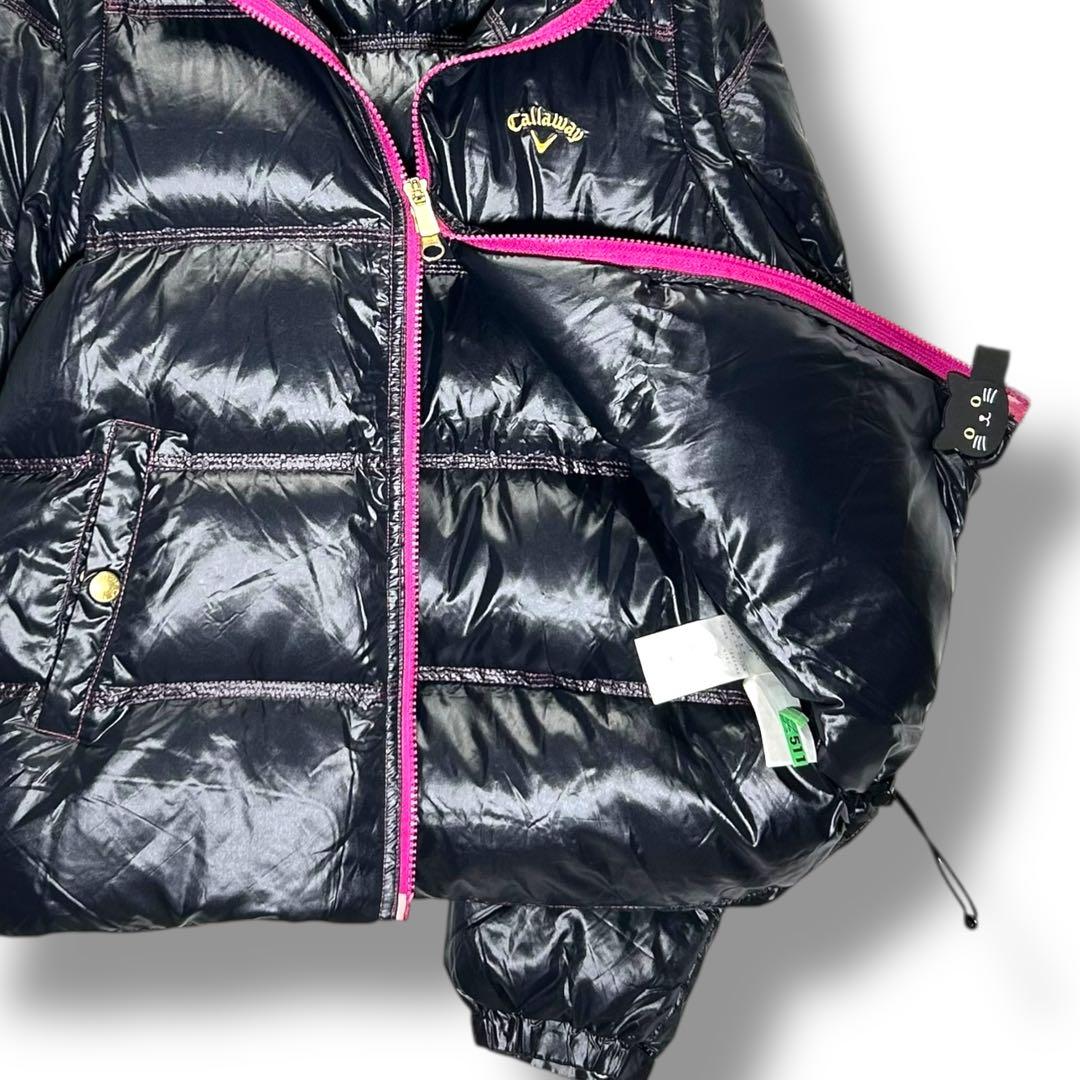 Callaway キャロウェイ 2WAY ダウンジャケット L 黒 ダウン90%