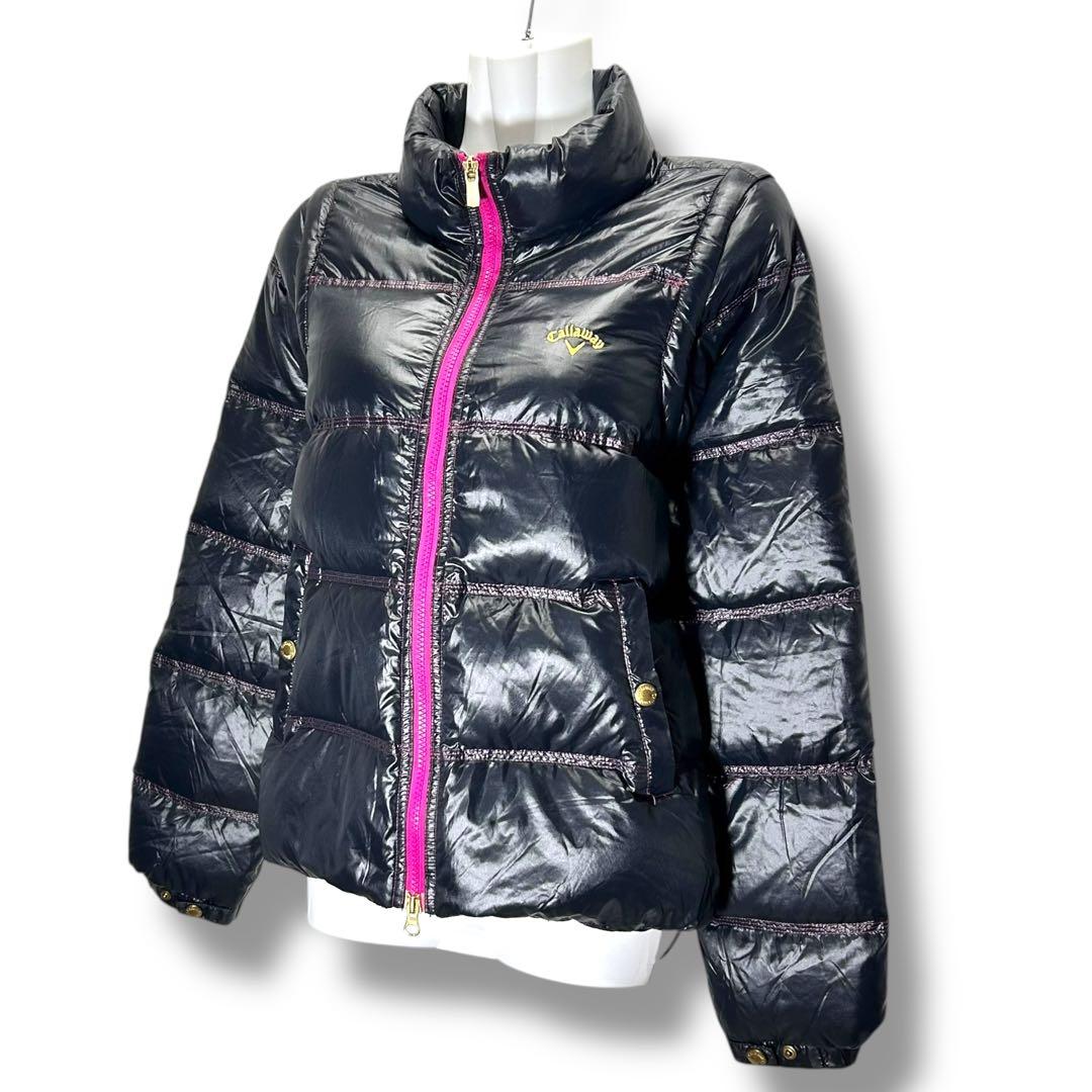 Callaway キャロウェイ 2WAY ダウンジャケット L 黒 ダウン90%
