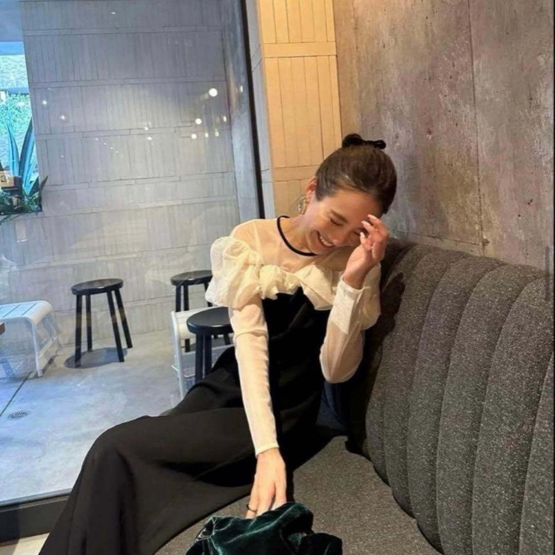 スーツ・フォーマル・ドレス ANDRESED frills flare dress