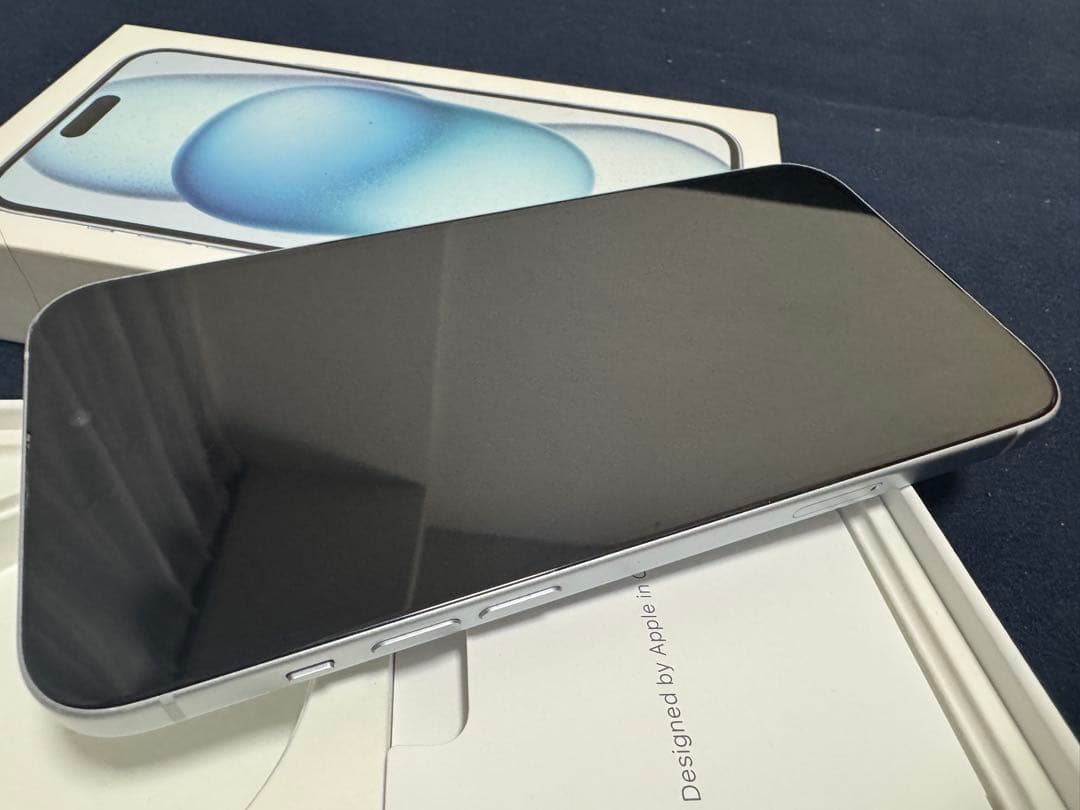 Apple iPhone 15 plus ブルー　128G♪