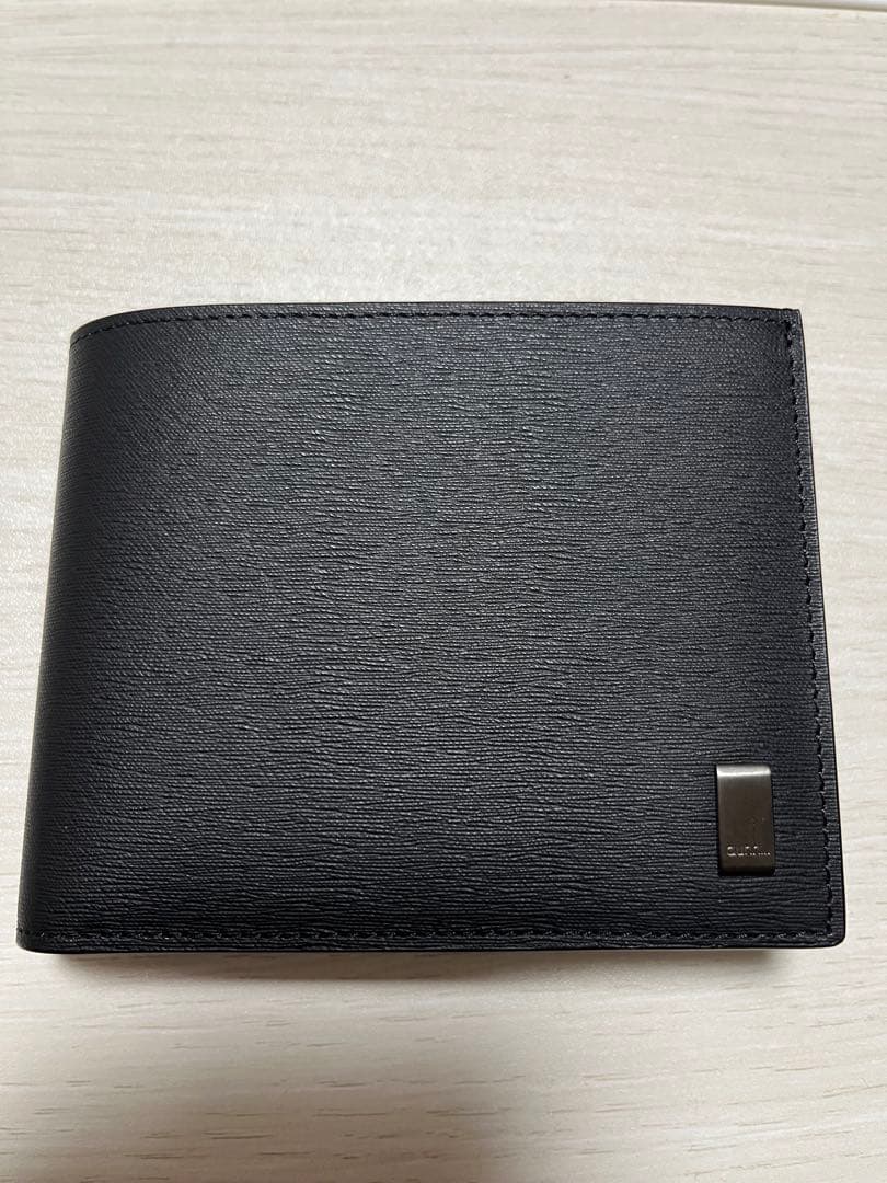 dunhill ダンヒル ブラック 二つ折り財布　新品同様
