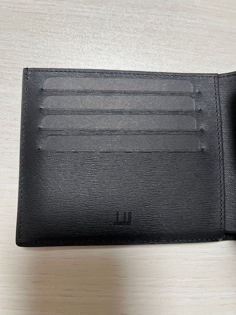 dunhill ダンヒル ブラック 二つ折り財布　新品同様