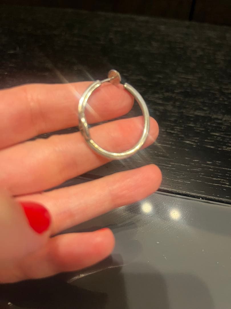 HERMES エルメス シェーヌダンクル ピアス　片耳　メンズ　レディース