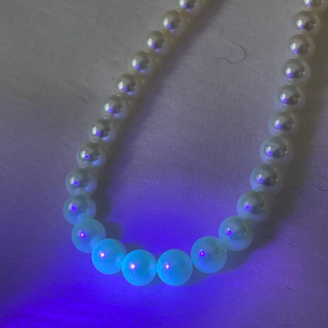 美品　タサキ　本真珠　パールネックレス　ラウンド　フォーマル　シルバー金具