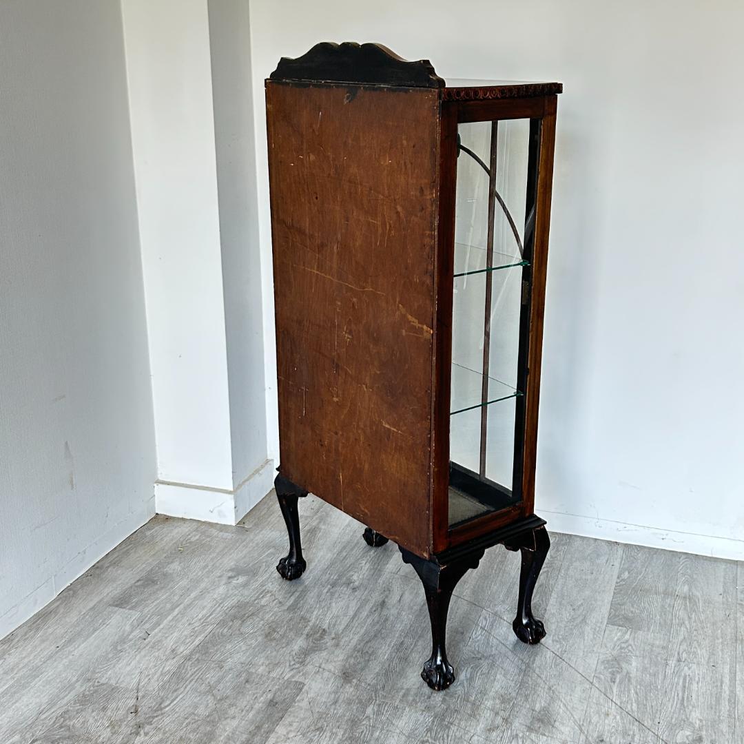 イギリス アンティーク家具 ディスプレイ キャビネット 1930年頃 768A
