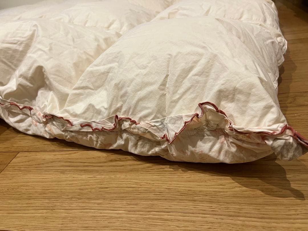 ロマンス小杉　ポーランドグースダウン90% ダブル ふわふわ 超長綿100%