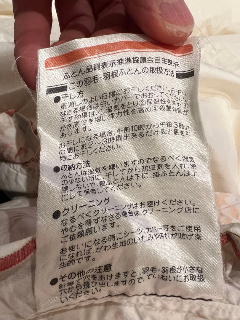 ロマンス小杉　ポーランドグースダウン90% ダブル ふわふわ 超長綿100%