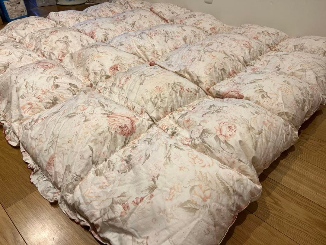 ロマンス小杉　ポーランドグースダウン90% ダブル ふわふわ 超長綿100%