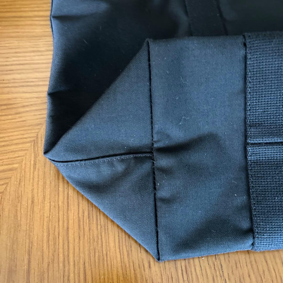 エルベシャプリエ 601C コーデュラスクエアトートバッグ 　ノワール