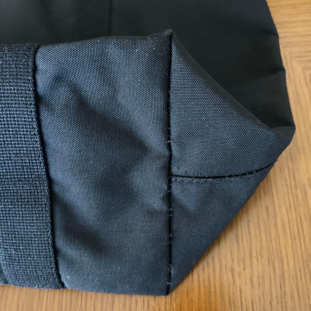 エルベシャプリエ 601C コーデュラスクエアトートバッグ 　ノワール