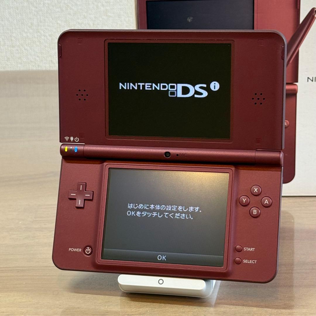 6-169 ニンテンドーDSi LL ワインレッド 箱付き