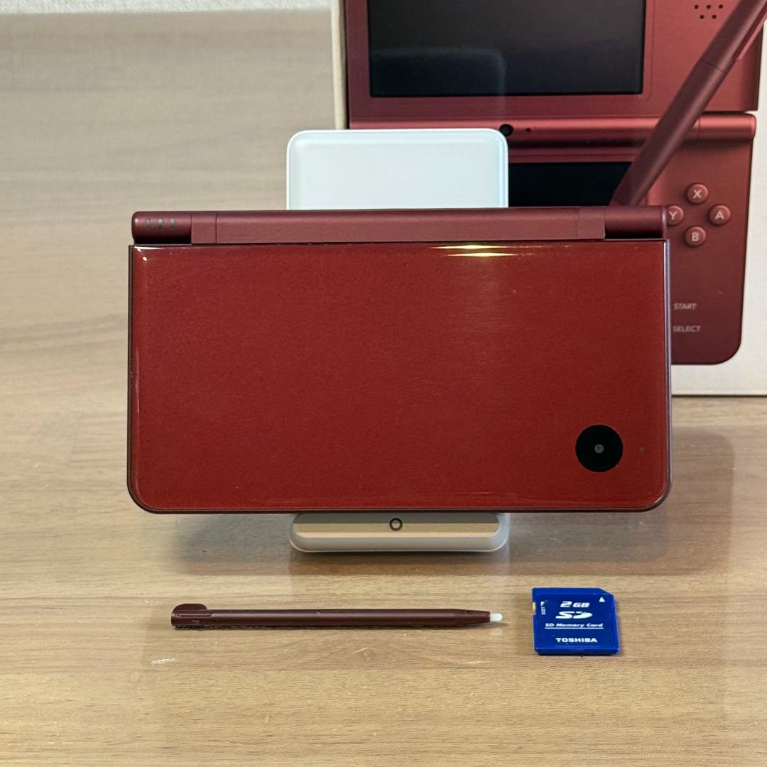 6-169 ニンテンドーDSi LL ワインレッド 箱付き