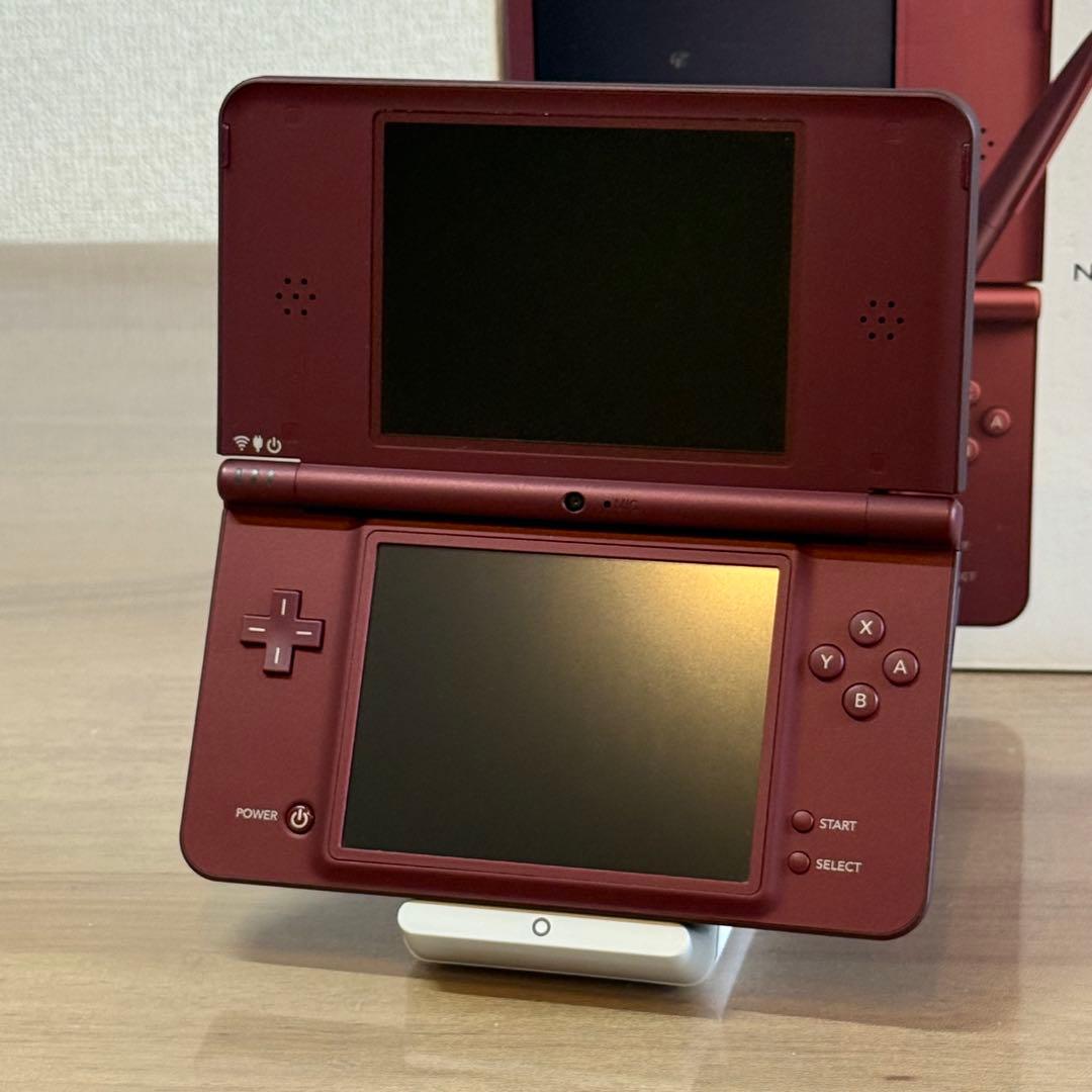 6-169 ニンテンドーDSi LL ワインレッド 箱付き