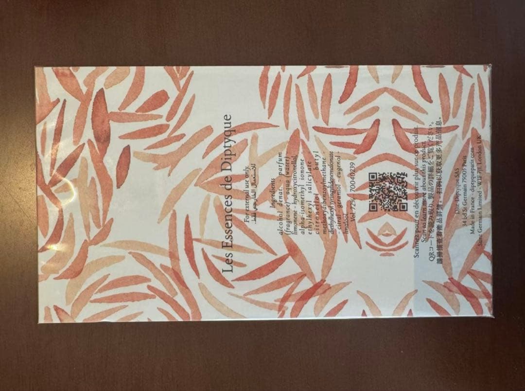 Diptyque ROSE ROCHE 香水 100ml 新品未開封