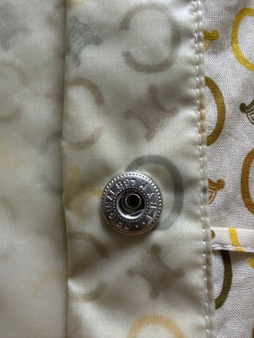 CELINE ロゴパターン トレンチコート アイボリー 42