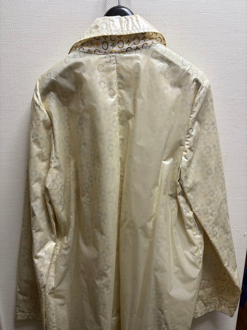 CELINE ロゴパターン トレンチコート アイボリー 42