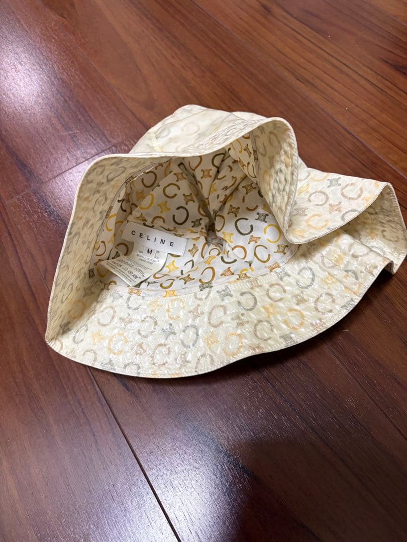 CELINE ロゴパターン トレンチコート アイボリー 42