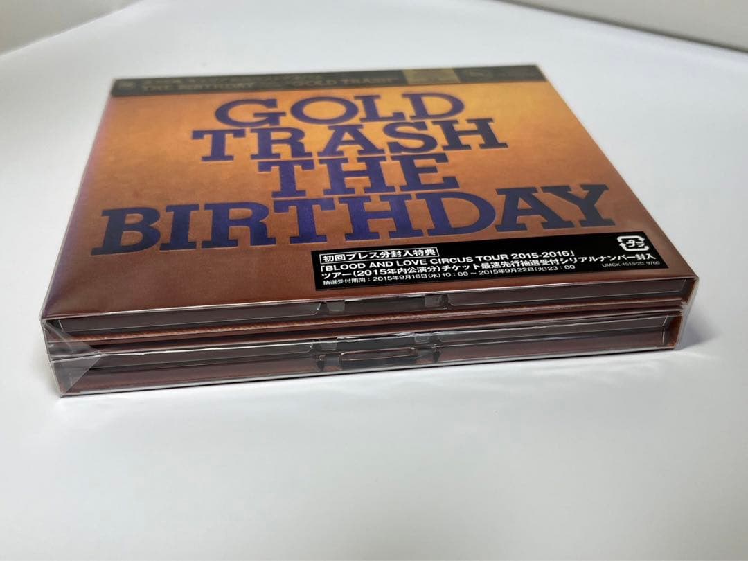 チバユウスケ　BIRTHDAY ゴールドトラッシュ　GOLD trash