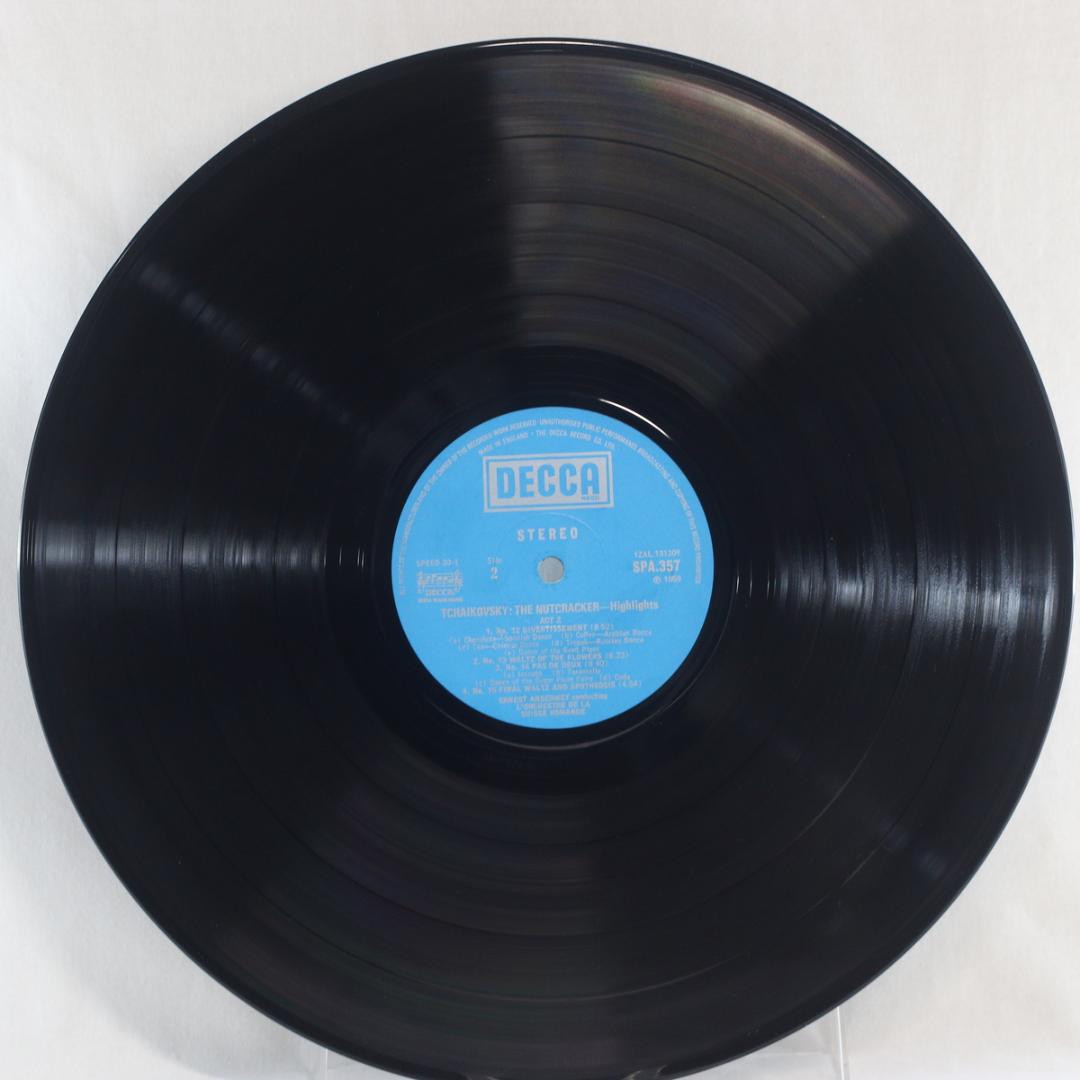 英LP The Nutcracker Tchaikovsky UK盤 ステレオ