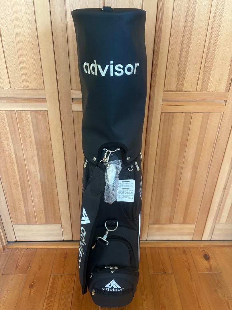 新品　advisor アドバイザー　ゴルフクラブ11本　キャディバッグセット　黒
