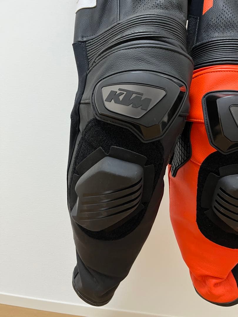 KTM 革ツナギ　レザー バイクツナギ　ブーツグローブセット　レーシングスーツ