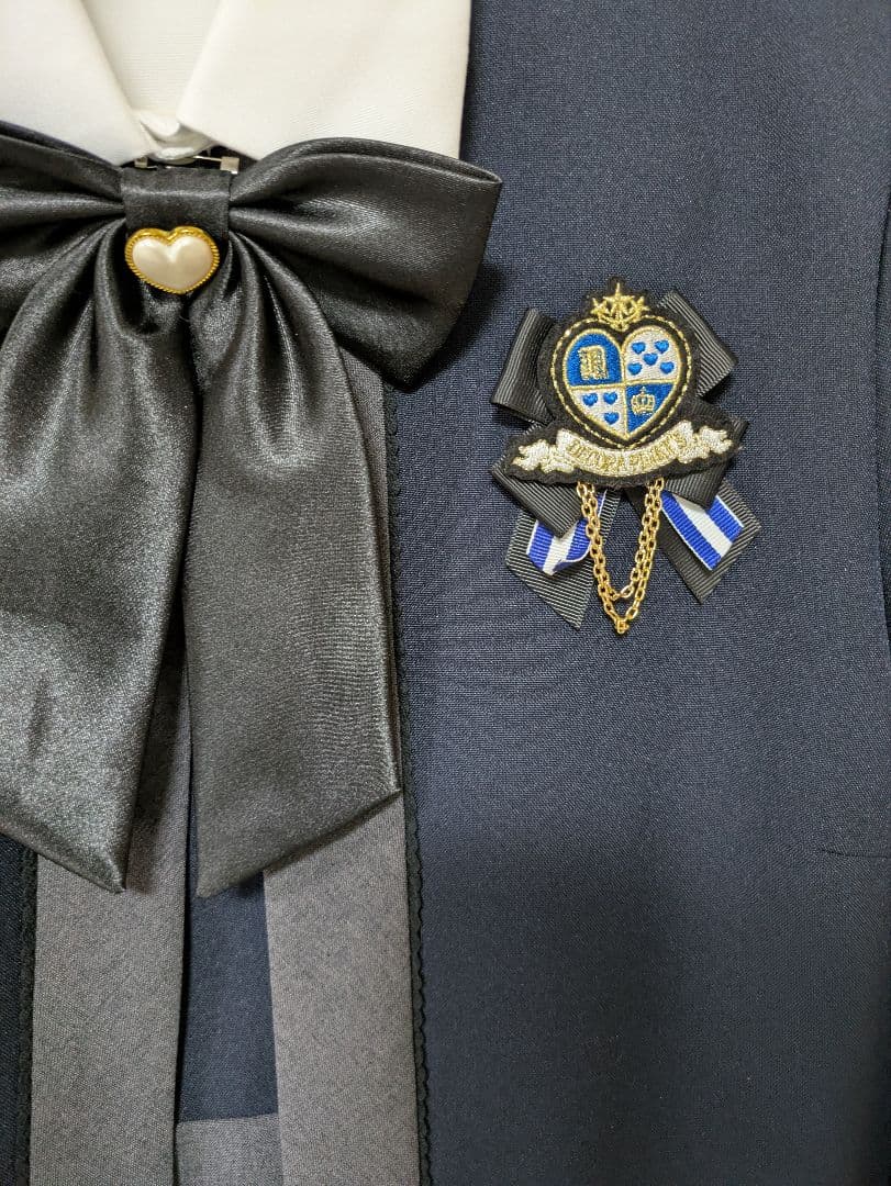 DECORAPINKY’S　卒業式　ネイビー　170E（幅広大きめさん用）