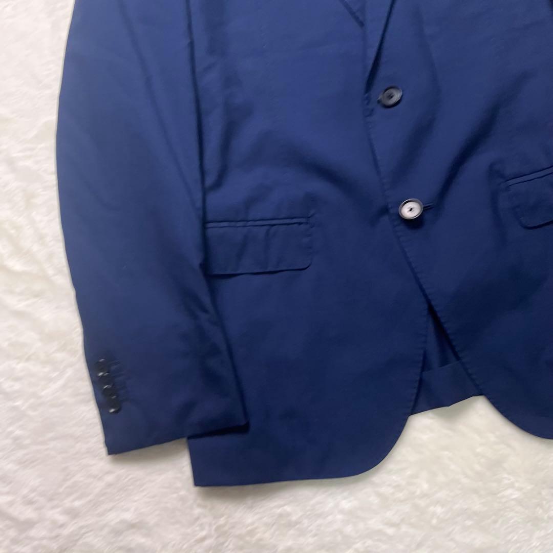 L相当✨トゥモローランド ロロピアーナ スーツ セットアップ 紺色 青系 ウール