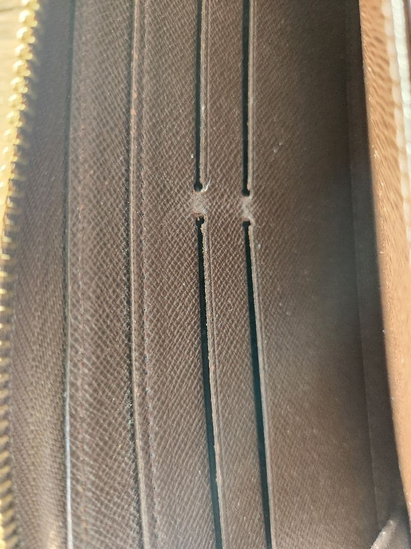 LOUIS VUITTON ジッピーウォレット ラウンドファスナー長財布 ダミエ