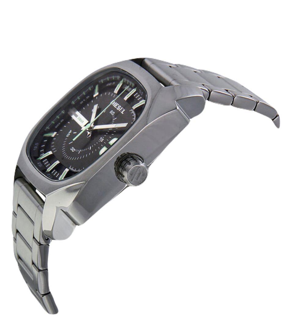 【DIESEL/ディーゼル】腕時計 アナログ ステンレス ブラック シルバー人気