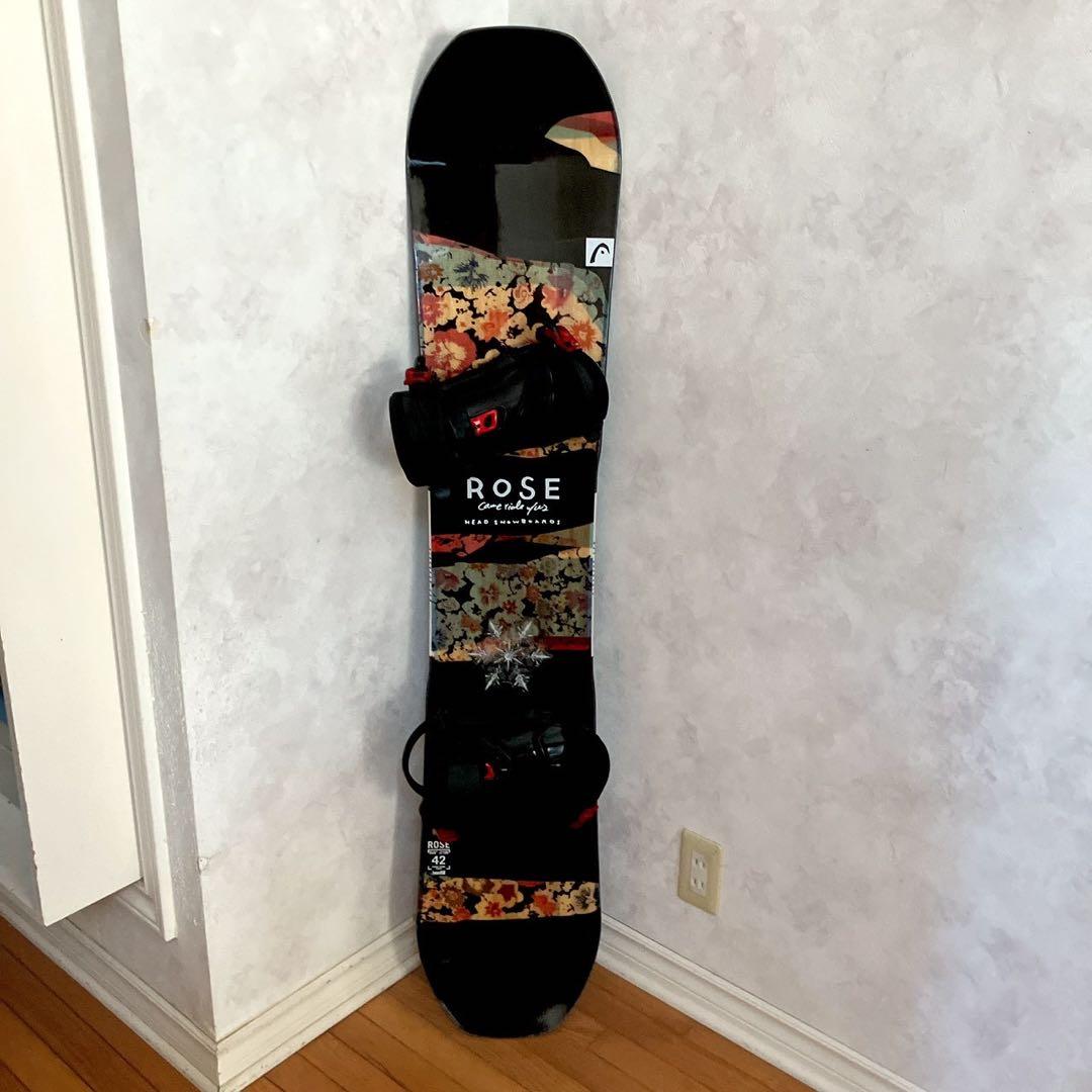 HEAD ROSE スノーボード 142cm 板＆HEADのビンディング ヘッド