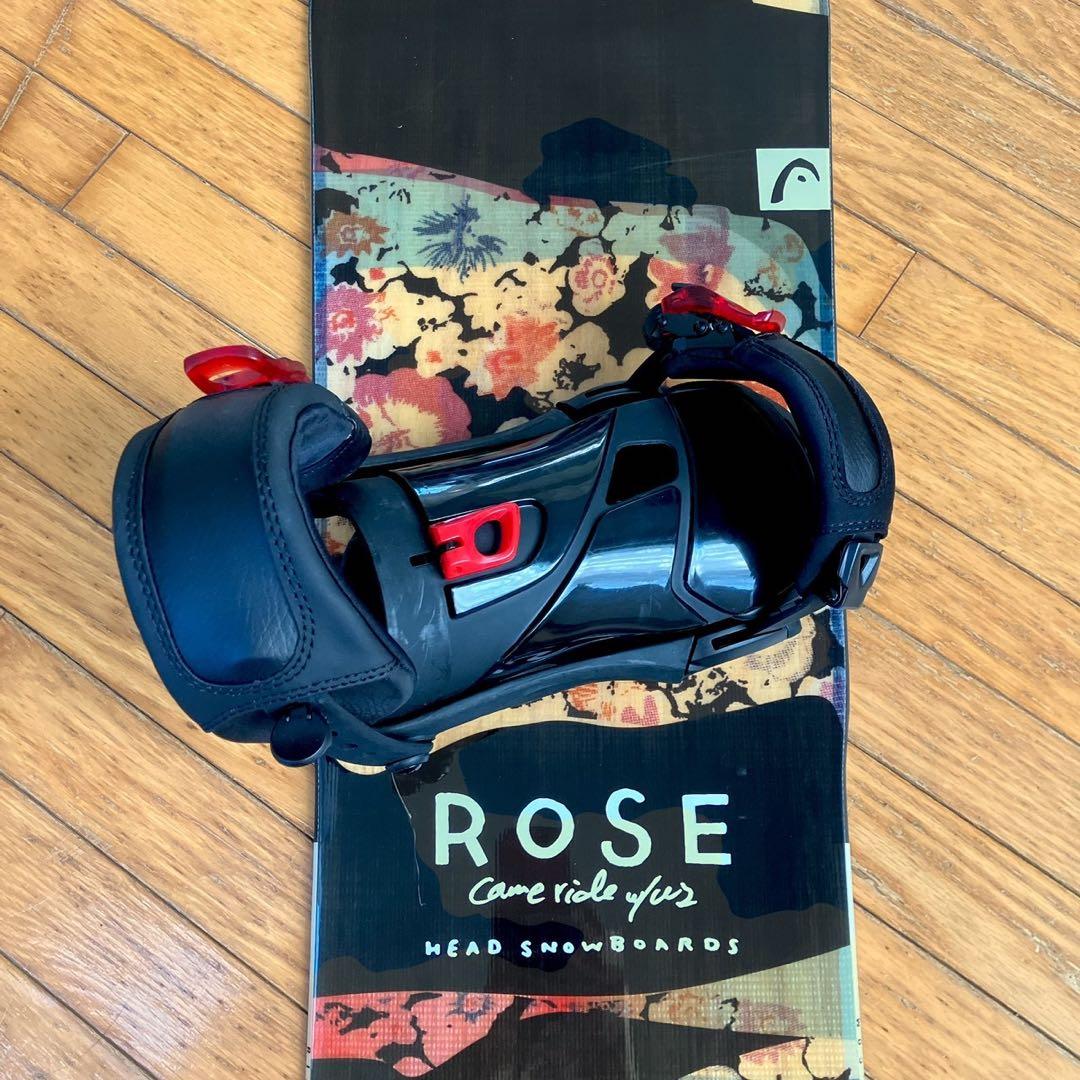 HEAD ROSE スノーボード 142cm 板＆HEADのビンディング ヘッド