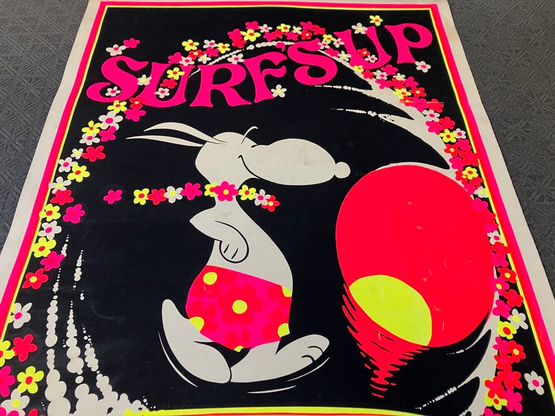 希少　当時物　スヌーピー　vintage ビンテージ　ポスター　surfs up