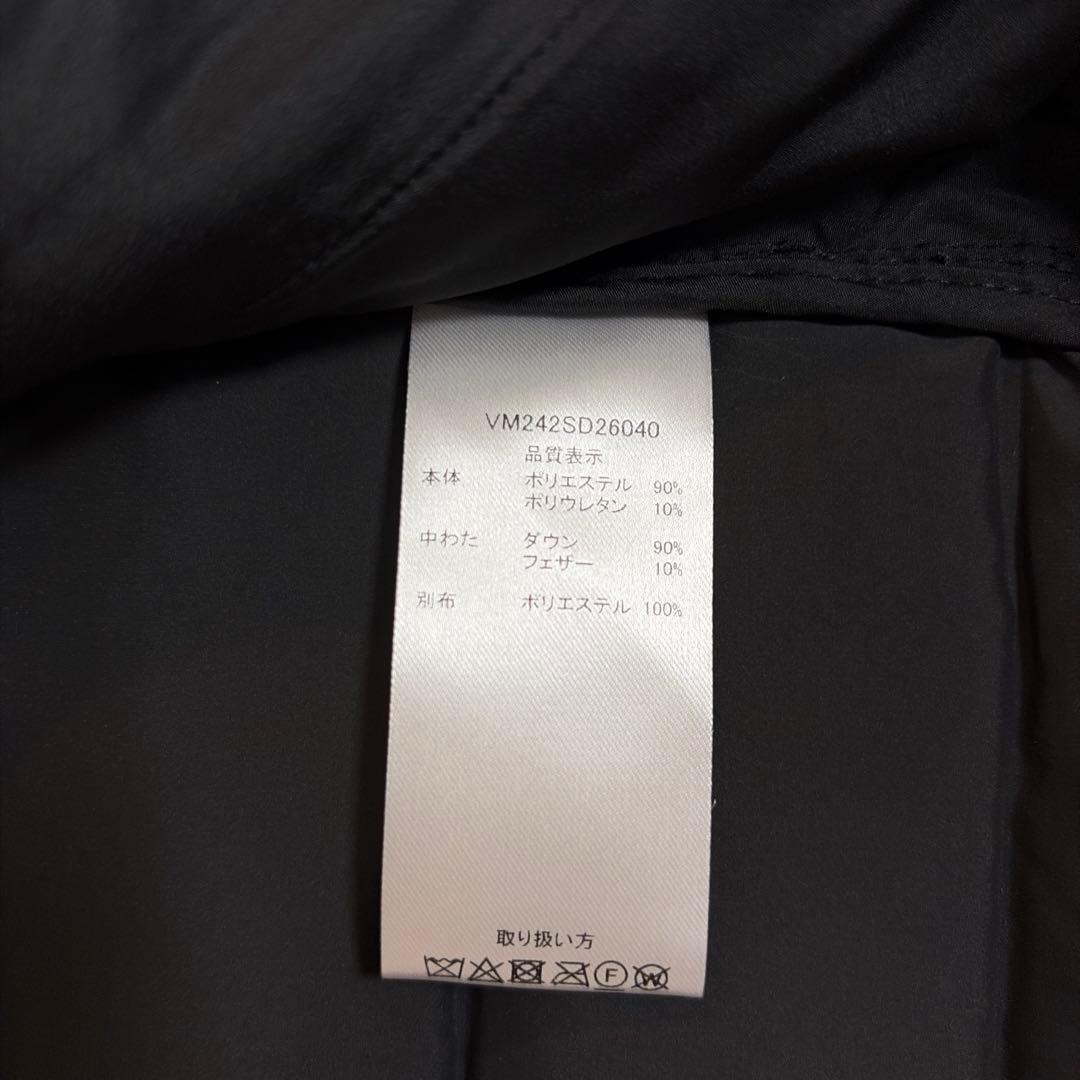 新品　Vincent et Mireille ブラックダウンベスト 36