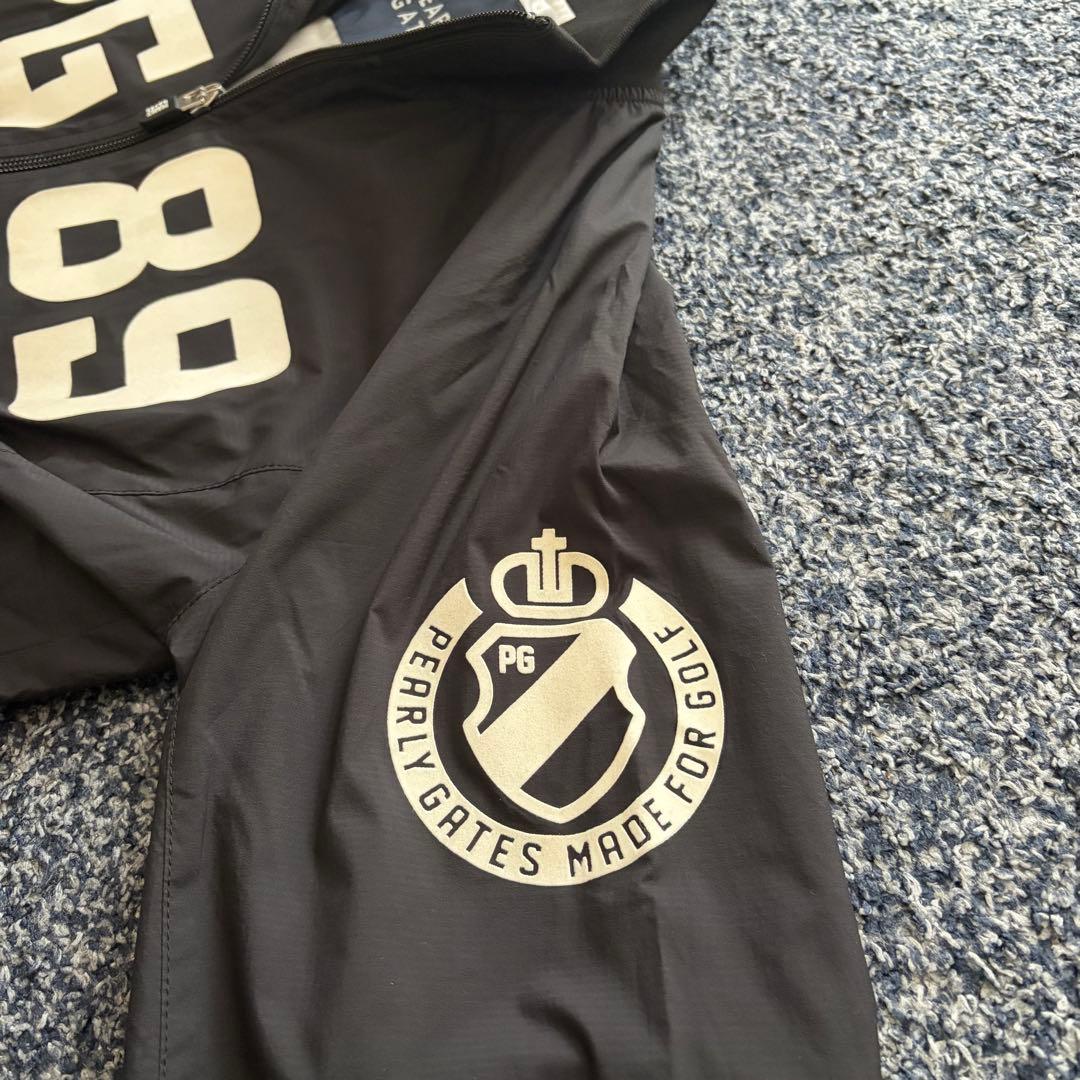 パーリーゲイツ　蓄熱　ブルゾン　ジャケット　アウター　ゴルフウェア　ブラック　0